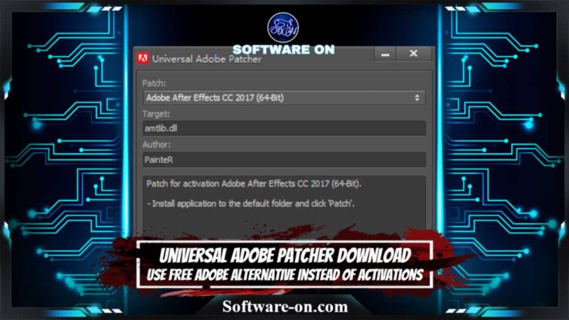 Adobe universal patcher cc 2017