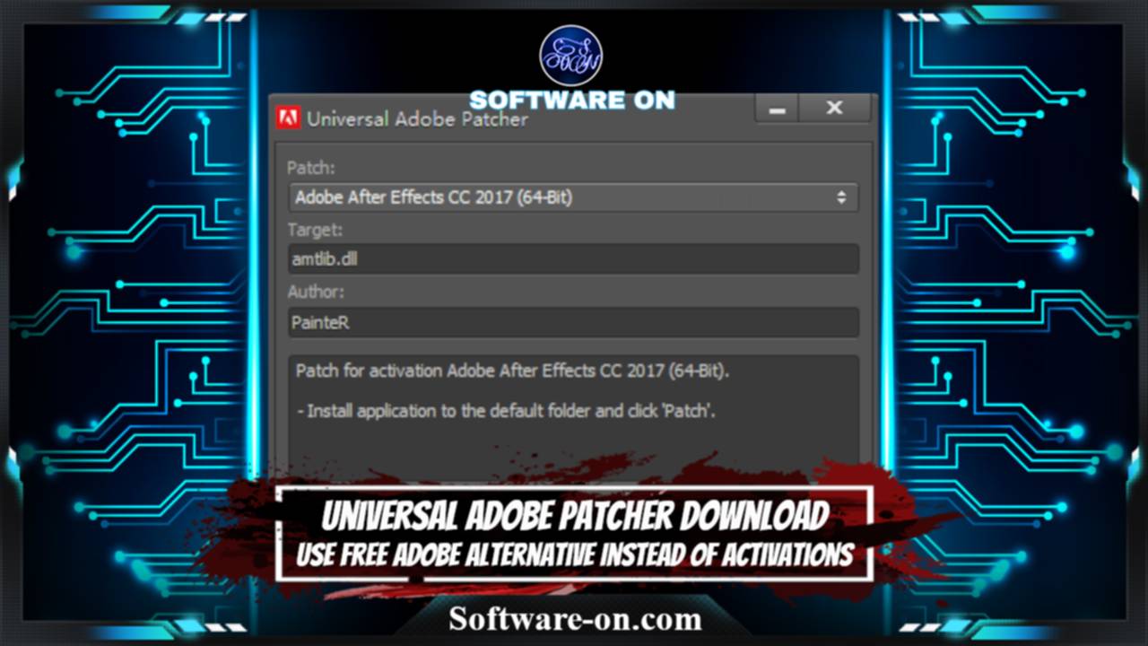 how to run adobe patch installer