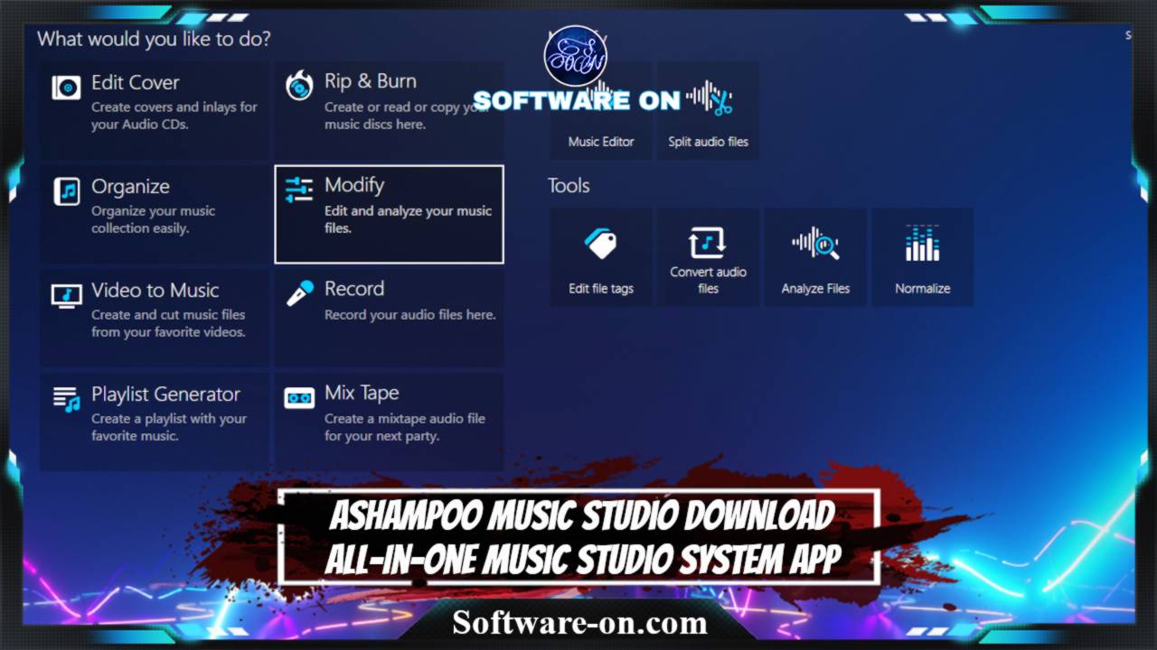 Ashampoo Music Studio Download All-In-One Music Studio System App