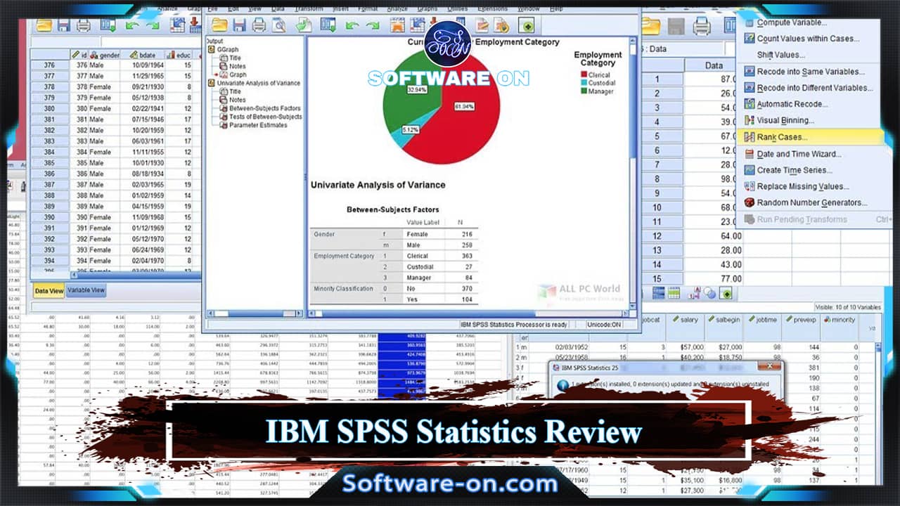 ibm spss statistics software